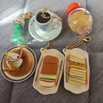 제일복권 코메다 커피점 E상 미니 피규어 참 컴플리트 세트