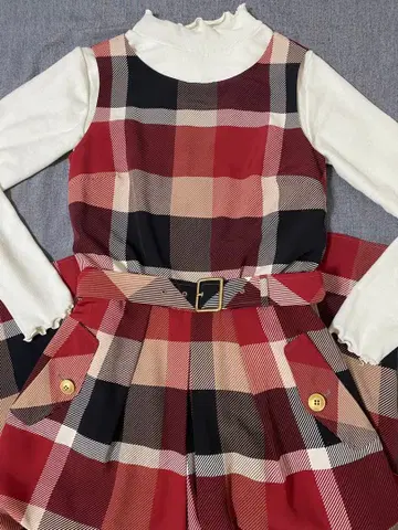 블루 라벨 원피스 바지