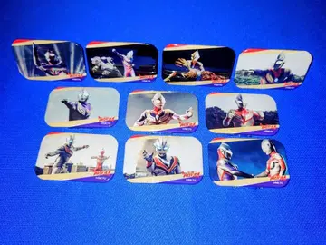 울트라맨 티가 POPUP 블라인드 스탠드 캔뱃지 전 10종 세트