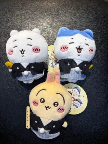치이카와 (먼작귀) 설날 마스코트 3종 세트 치이카와 하치와레 토끼