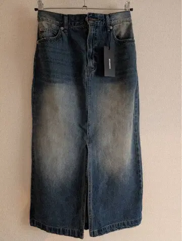 데님 롱 스커트 사이즈 F