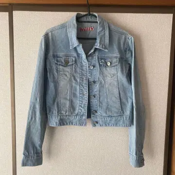 라이트 블루 데님 자켓