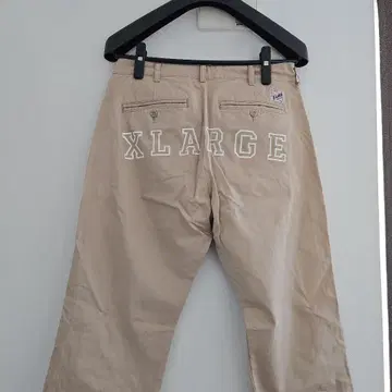 [ 백 로고 ] XLARGE 엑스라지 치노 팬츠 베이지 사이즈 34