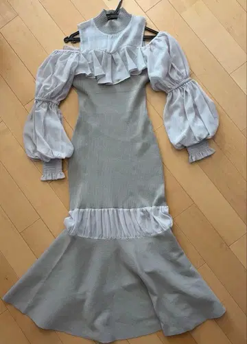 rienda 프릴 오프숄더 롱 원피스 컨디션 최상