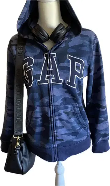 y2k GAP 갭 집업 후드티 카모플라쥬 헤이세이 갸루 맥브링