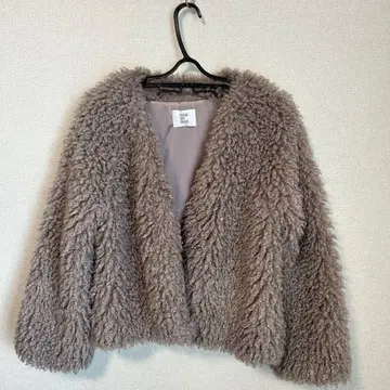 OLIVE des OLIVE 보아 자켓 그레이