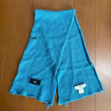 WIM NEELS 터콰이즈 블루 머플러