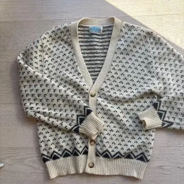 Royal North Mills 구제 의류 니트 가디건 여성용