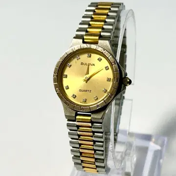 [ 작동 ] BULOVA 12point Diamonds / QZ 여성용
