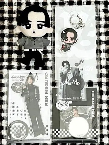 SnowMan 메구로 렌 스노치루, 치루누이, 키링, ON 투어 굿즈