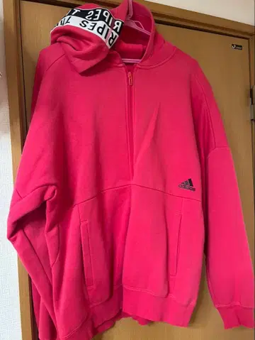 adidas 핑크 후드티 J 사이즈