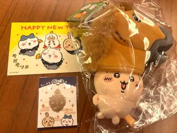 치이카와 (먼작귀) 말 가면 토끼 설날 카드 초복 클립 2026