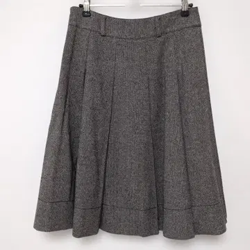 K.T (KIYOKO TAKASE) 플레어 스커트 고급 트위드 9/M