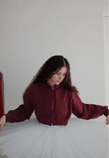 FreckleSeoul 크롭 후드티