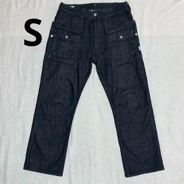 사사프라스 부시 팬츠 13.5 온스 데님 블랙 S 사이즈
