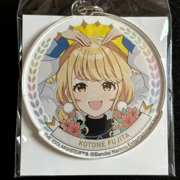 아이돌 마스터 학마스 사야마 스키장 눈덩이 떨어뜨리기 키링 후지타 코토네