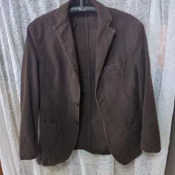브라운 코듀로이 테일러드 자켓