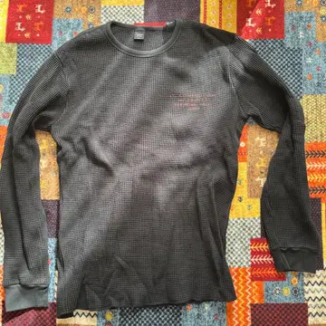 AVIREX 긴팔 와플 원단