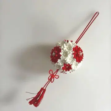 일본 의류 볼 부케 크레이프 원단