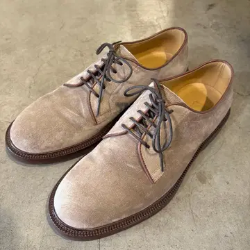 브루넬로쿠치넬리 베이지 스웨이드 드레스 신발 42