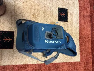 Simms 낚시용 가방 네이비 미사용 새상품