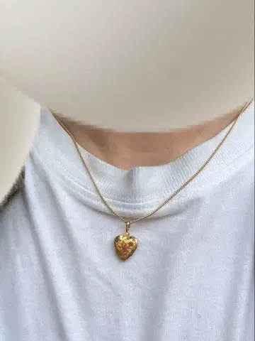 빈티지 골드 하트 스위트하트 주얼리 플라워