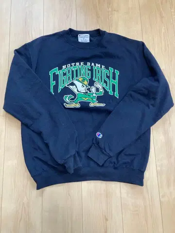 Champion 노트르담 Fighting Irish 맨투맨 네이비 XL