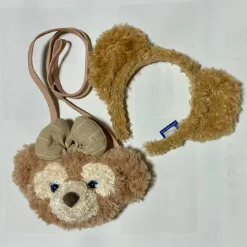 디즈니씨 셰리메이 패스케이스 더피 머리띠 세트