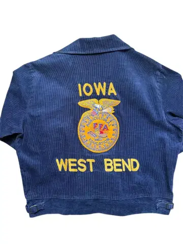 FFA 자켓 다크 네이비 사이즈 lot 100-40 정도 90S 정도