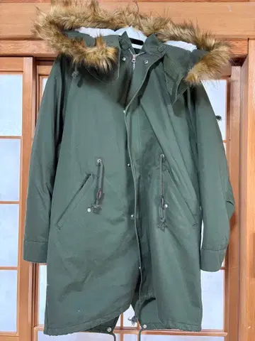 JEANASIS 2WAY 퍼 모즈 코트