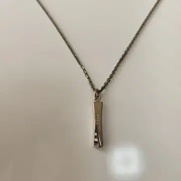 실버 슬림 펜던트 목걸이