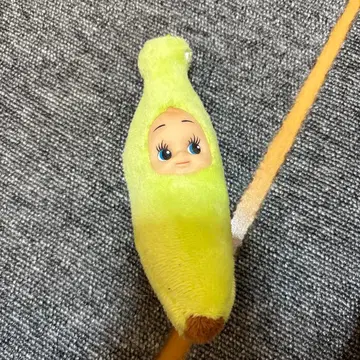 바나나 모양 봉제 인형 큐피