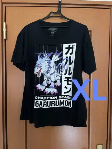 DIGIMON 가루루몬 T셔츠 XL 디지몬 공식 00s