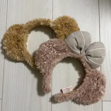 디즈니씨 더피 셰리메이 세트 머리띠