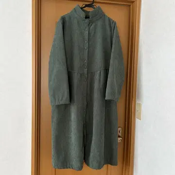 코듀로이 원피스 두꺼운 원단