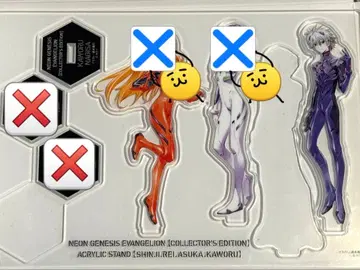 신세기 에반게리온 아크릴 스탠드 나기사 카오루 애장판