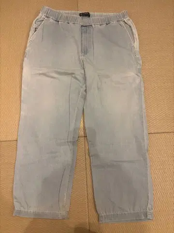 ELEMENT 스케이트보드 자수 라이트 블루 팬츠