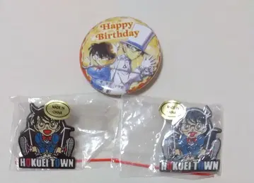 명탐정 코난 아오야마 고쇼 고향관 벌스데이 캔뱃지 캔뱃지 키드