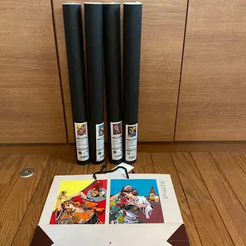 아라키 히로히코 에비수 맥주 B2 포스터 4종 세트 미개봉 쇼핑백 포함