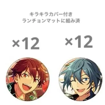 모리사와 치아키 시이나 니키 24개 캔뱃지 조립 완료 반짝이 커버 포함