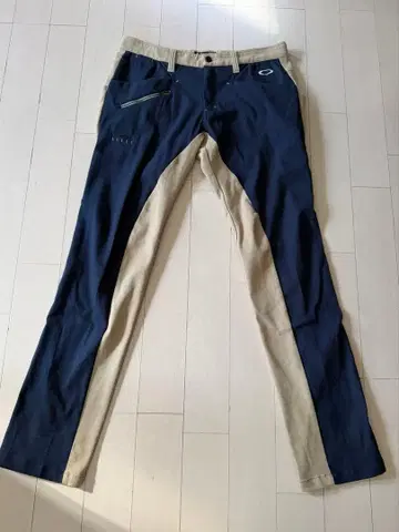 오클리 가을/겨울 팬츠 베이지 네이비 스컬 W36 xl 남성용