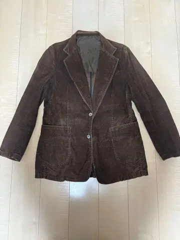 리 브라운 코듀로이 테일러드 자켓