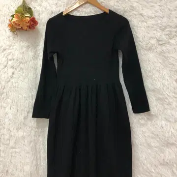 새상품급 coca 코카 보트넥 니트 원피스 [ L ] 리브 롱