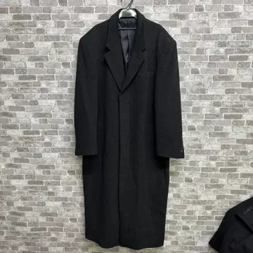 새상품급 캐시미어 100% 울 블랙 롱 코트