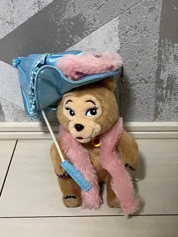 컨트리 베어 극장 테디 장미 인형 배지 미사용품