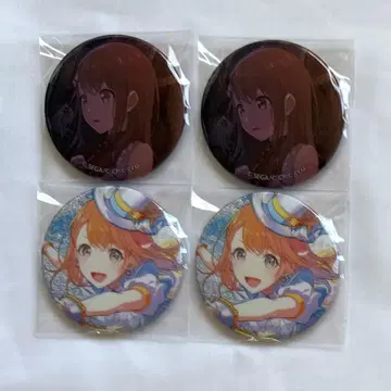 프로세카 캔뱃지 39C 40C 하나사토 미노리 4점