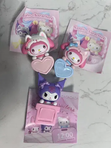 Sanrio 쿠로미 마이멜로디 3체 세트 피퍼즈