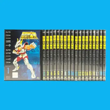 새상품 케이스 DVD [세인트 세이야] 전 19권 쿠루마다 마사미