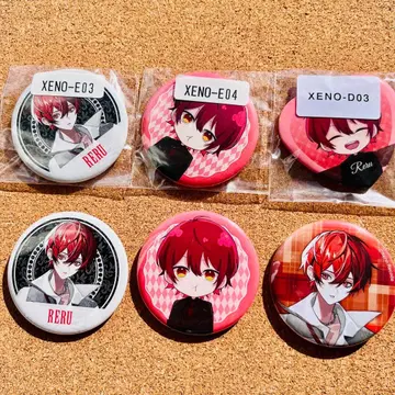 Xeno:Recode Reru 캔뱃지 6개 세트