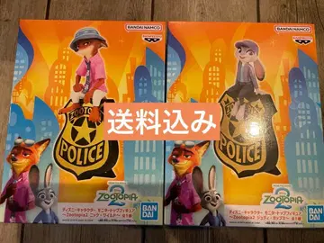 [배송비 포함] 주토피아 2 모니터 탑 피규어 닉 주디 2종 세트